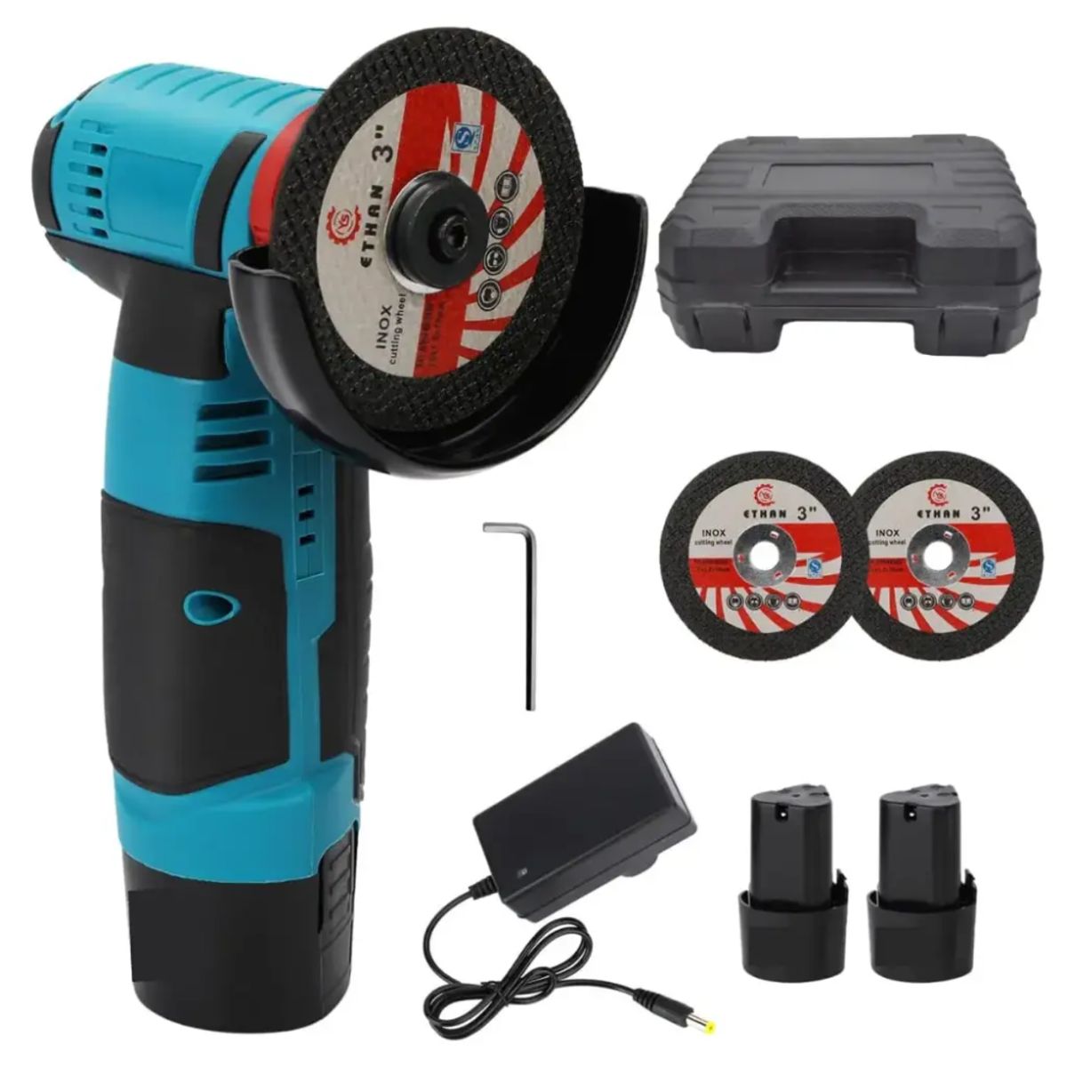 GENERICO - Mini Pulidora Inalambrica Doble Bateria  12v