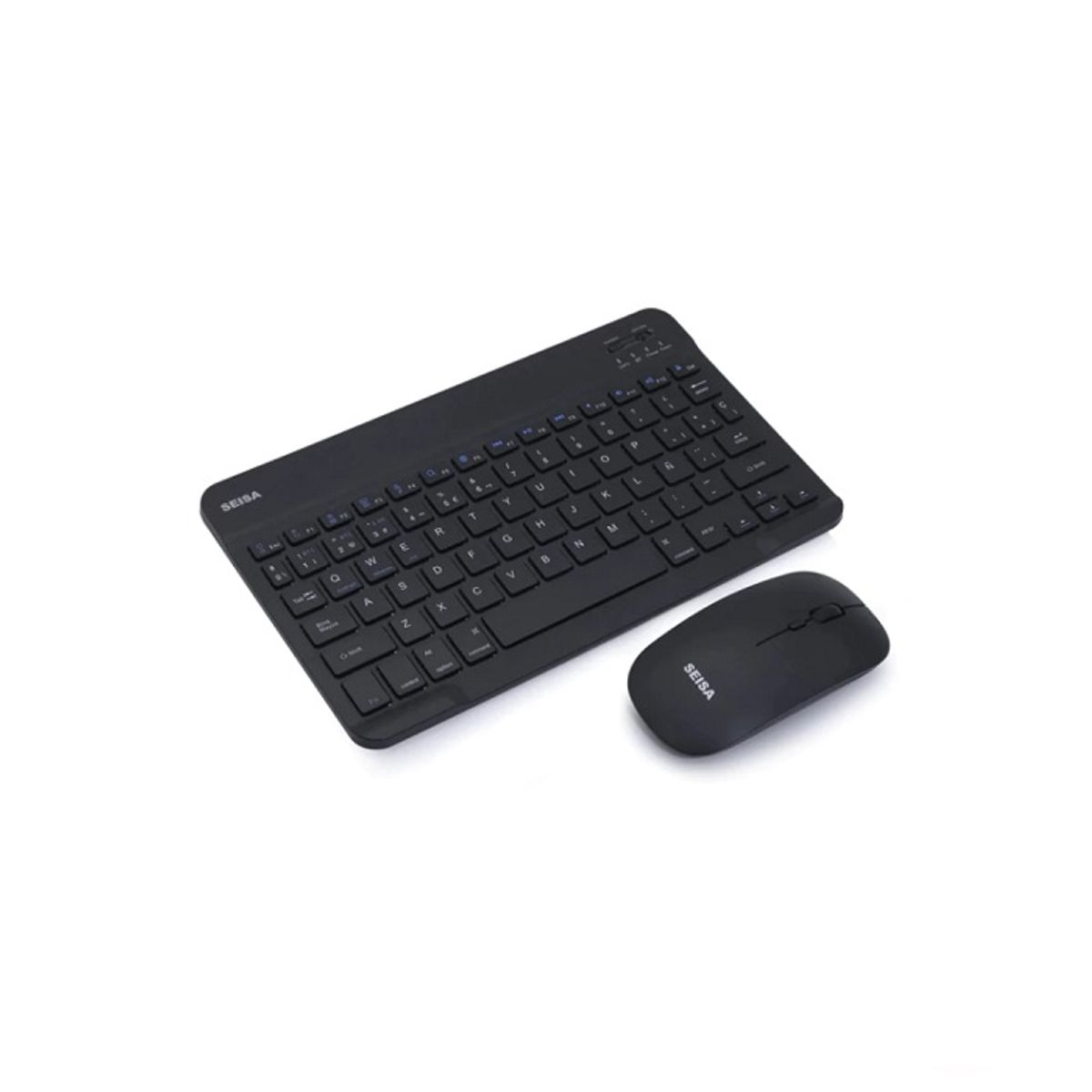 GENERICO - Kit Teclado y Mouse Inalámbrico Bluetooth + USB Recargable