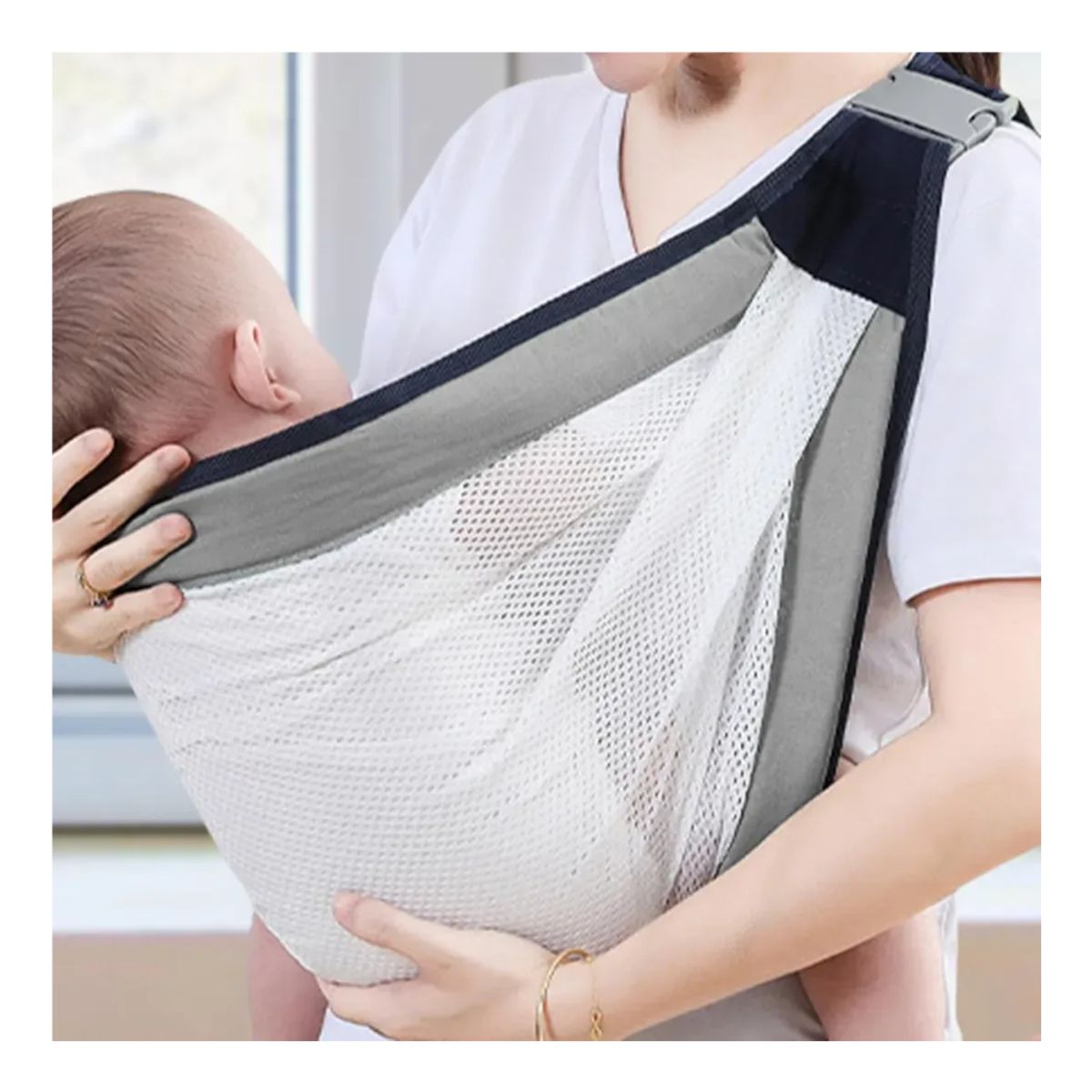 GENERICO - Cargador de Bebé Ergonómico Ajustable - Portabebés Tipo Canguro
