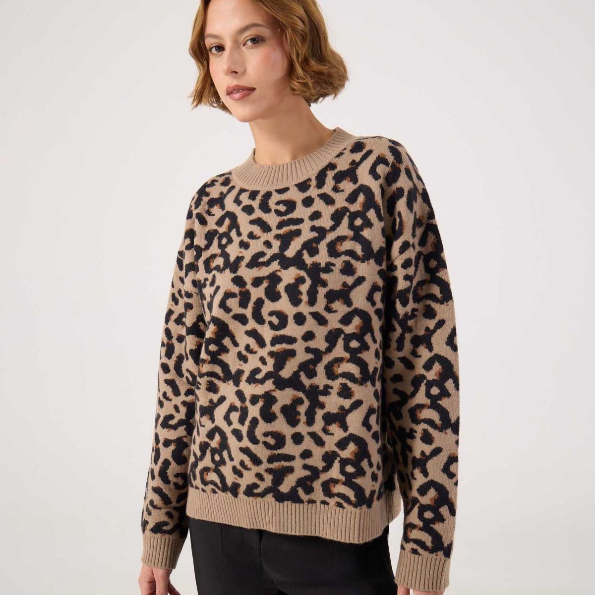 PATPRIMO - Camiseta Básico Escote Redondo   Para Mujer Café Patprimo