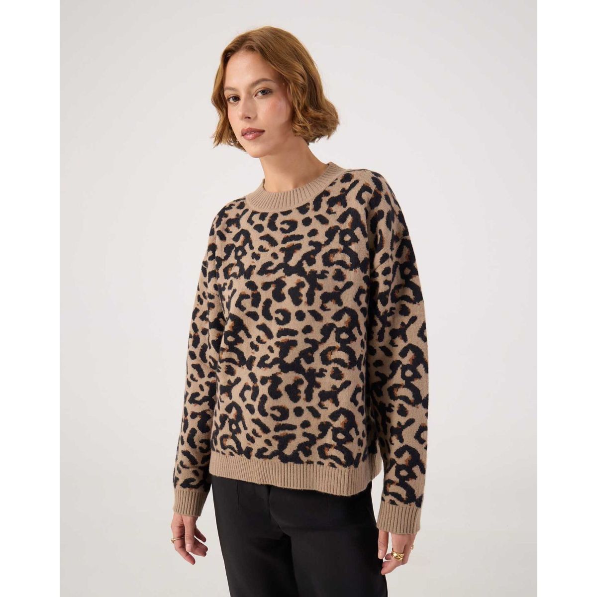 PATPRIMO - Camiseta Básico Escote Redondo   Para Mujer Café Patprimo