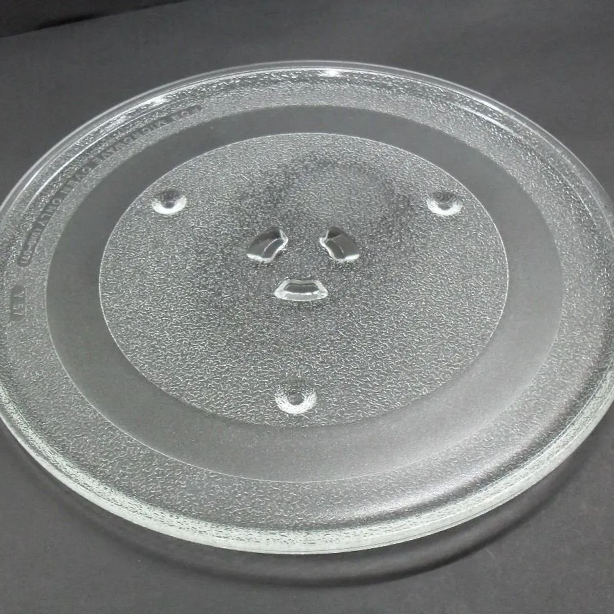 GENERICO - Plato Horno Microondas 27 Cm  Soporte Trebol Nuevo