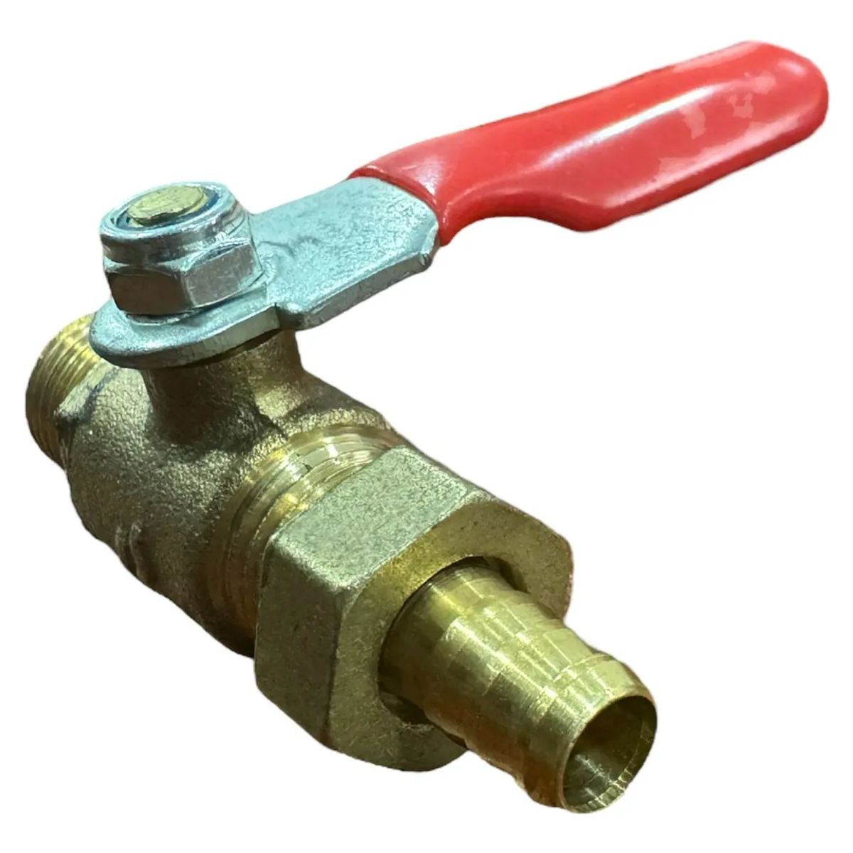 GENERICO - Válvula De Bola O Llave De Paso 1/4-1/4 Macho Con Espigó