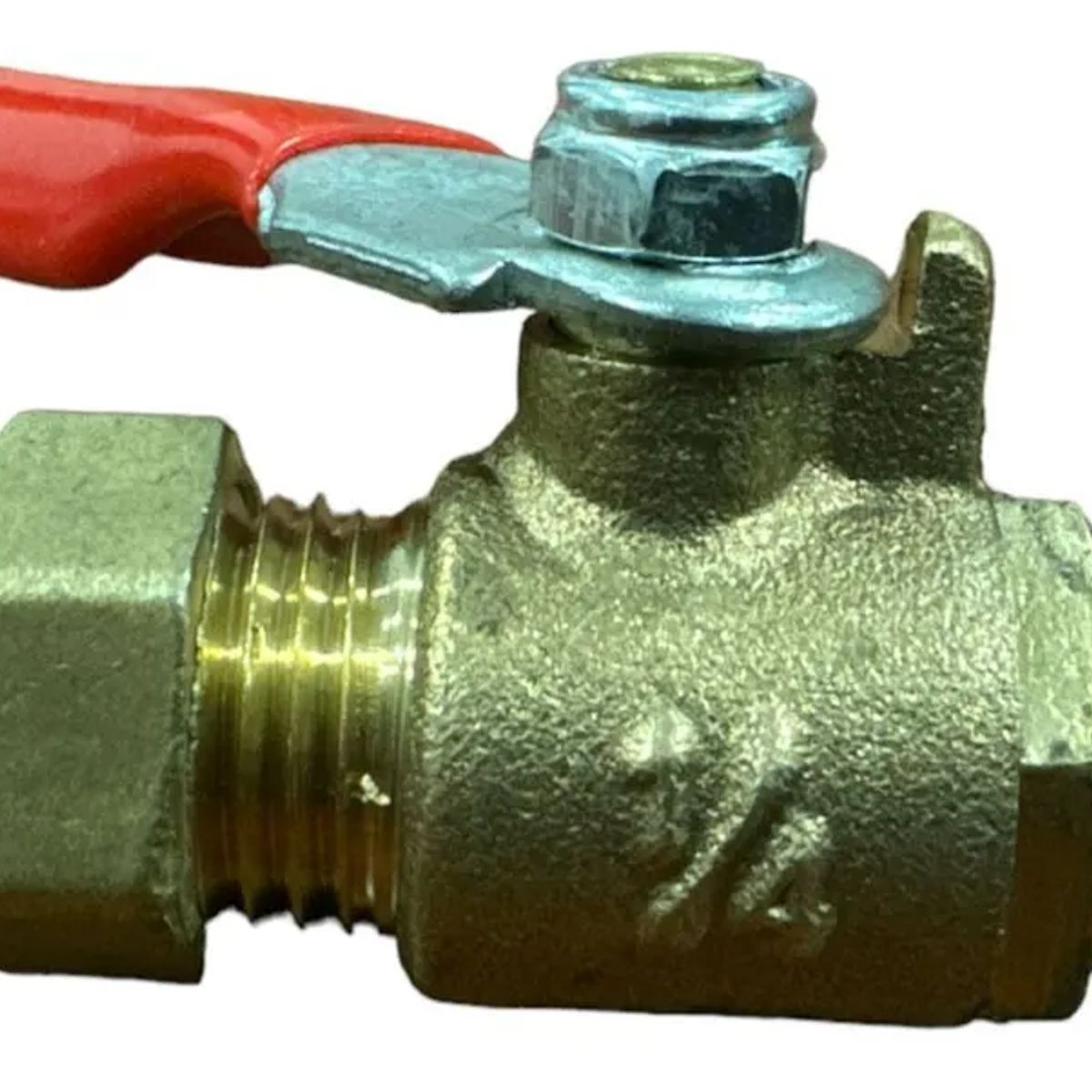 GENERICO - Válvula De Bola O Llave De Paso 1/4-1/4 Macho Con Espigó