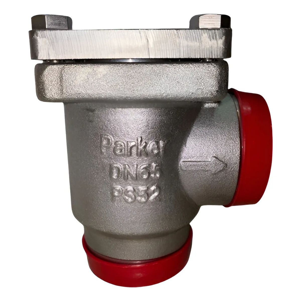 PARKER - Válvula Filtro Antipartícula Amoniaco Parker Dn80 Pasoangulo