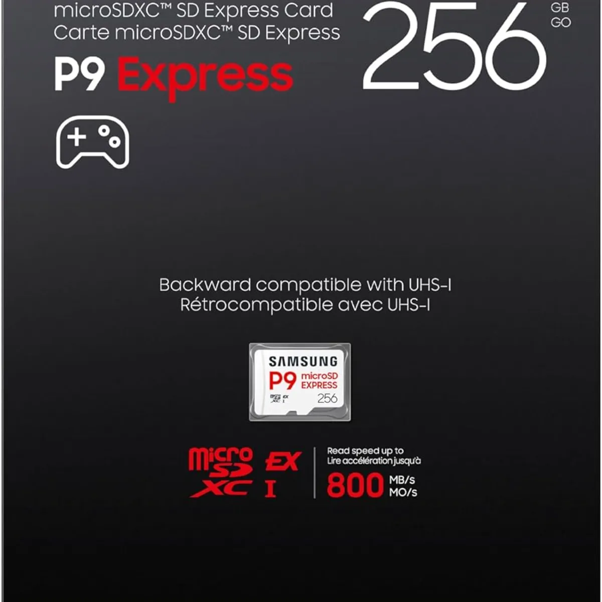 SAMSUNG - Samsung P9 Express tarjeta microSD Express, 256 GB, hasta 800 MB/s, para Nintendo-Switch ™ 2