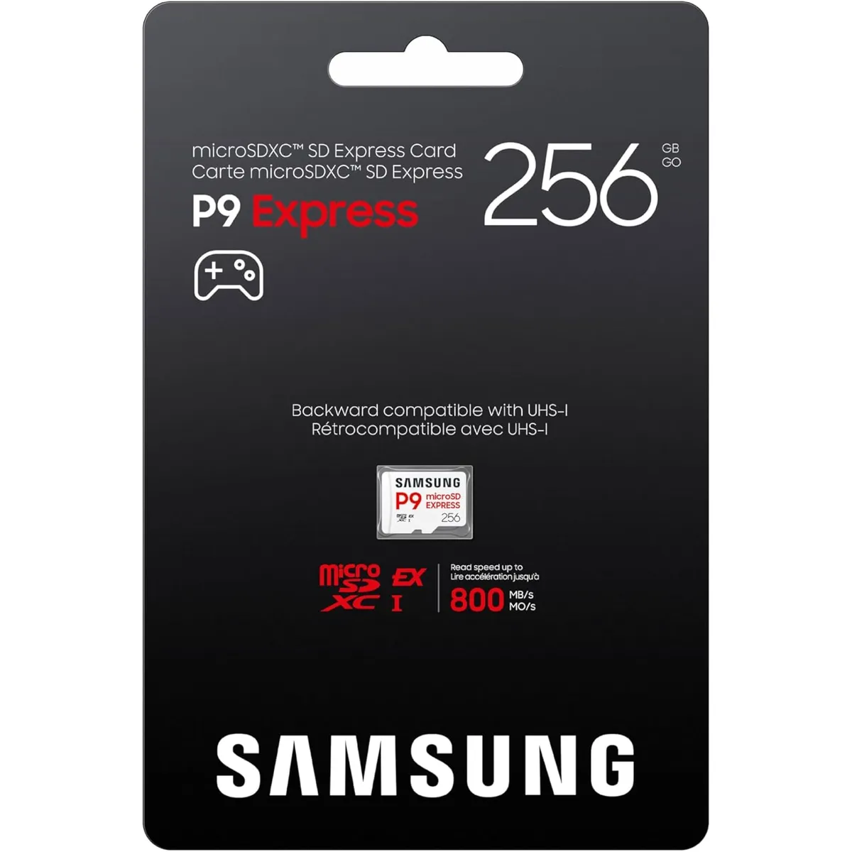 SAMSUNG - Samsung P9 Express tarjeta microSD Express, 256 GB, hasta 800 MB/s, para Nintendo-Switch ™ 2