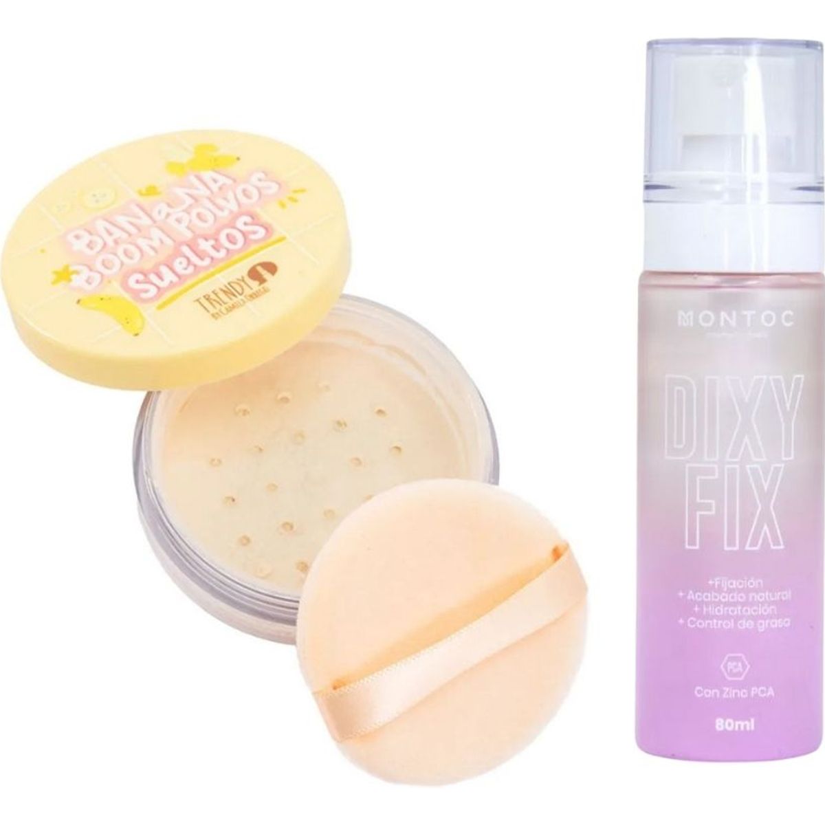 TRENDY - Polvos Sueltos Banana Trendy Fijador De Maquillaje Montoc
