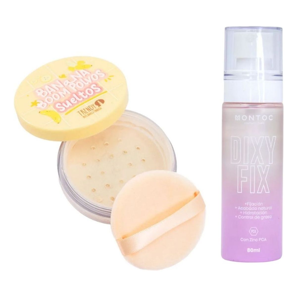 TRENDY - Polvos Sueltos Banana Trendy Fijador De Maquillaje Montoc