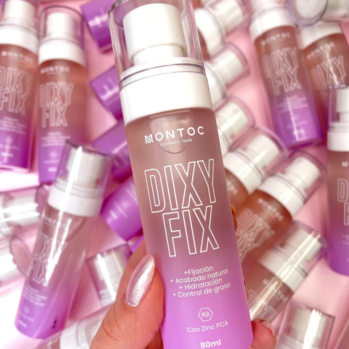 MONTOC MAKEUP - Corrector De Ojeras Morado Fijador De Maquillaje Hidratante