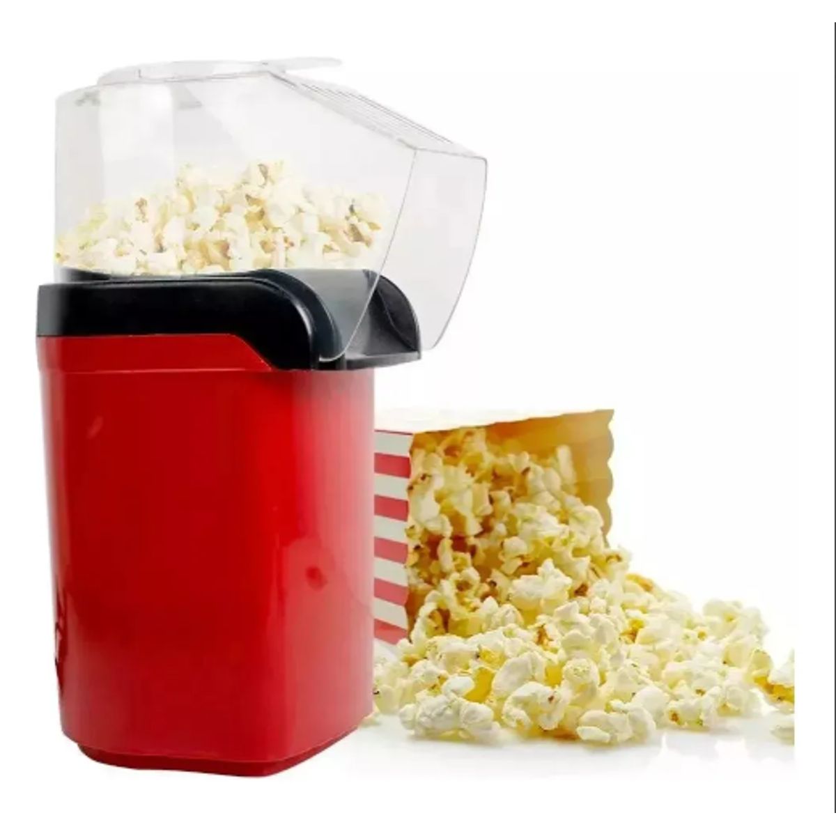 GENERICO - Crispetera Maquina Para Hacer Palomitas De Maíz Saludable Rojo 110v