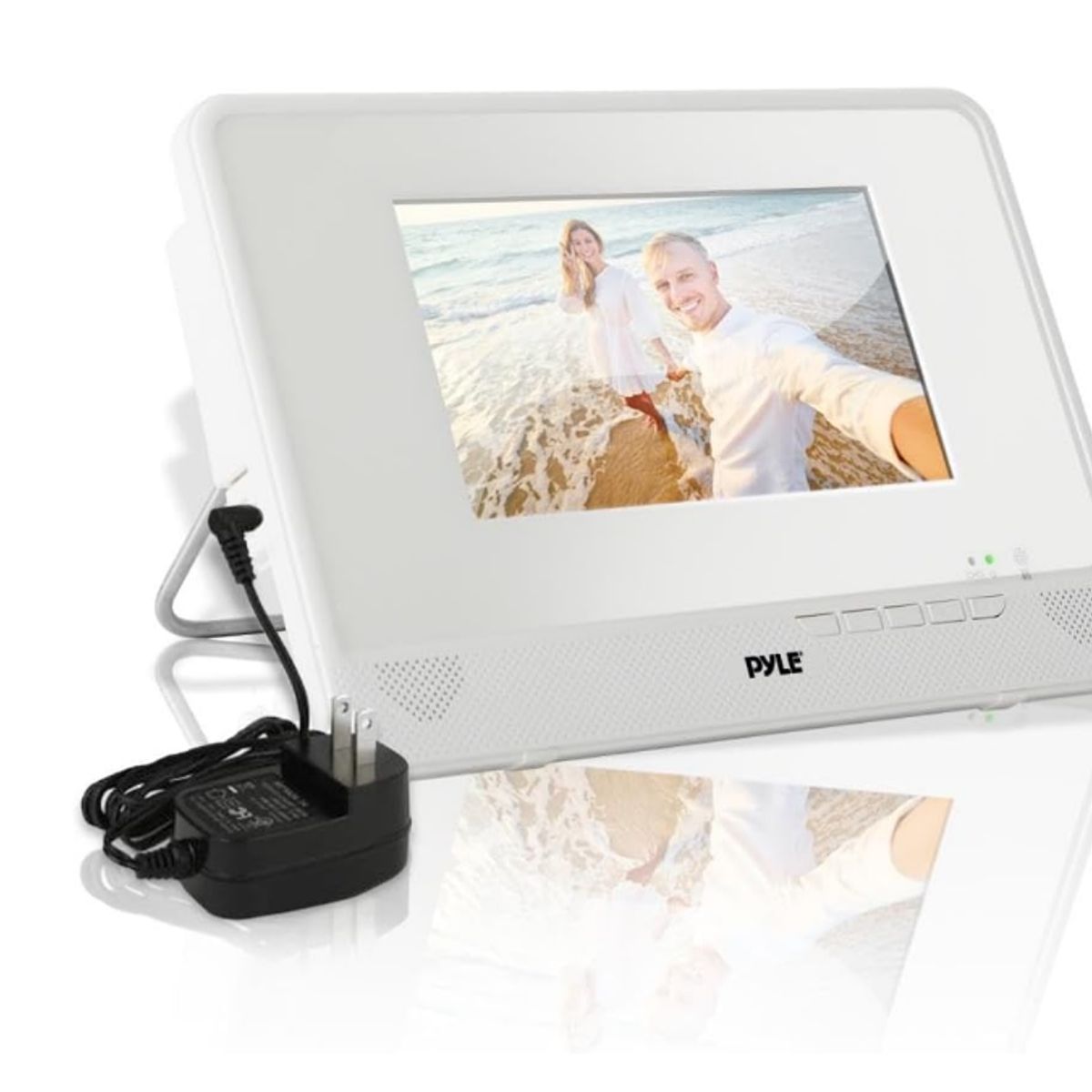 PYLE - Reproductor de DVD portátil Blanco PYLE-HOME PLMRDV74