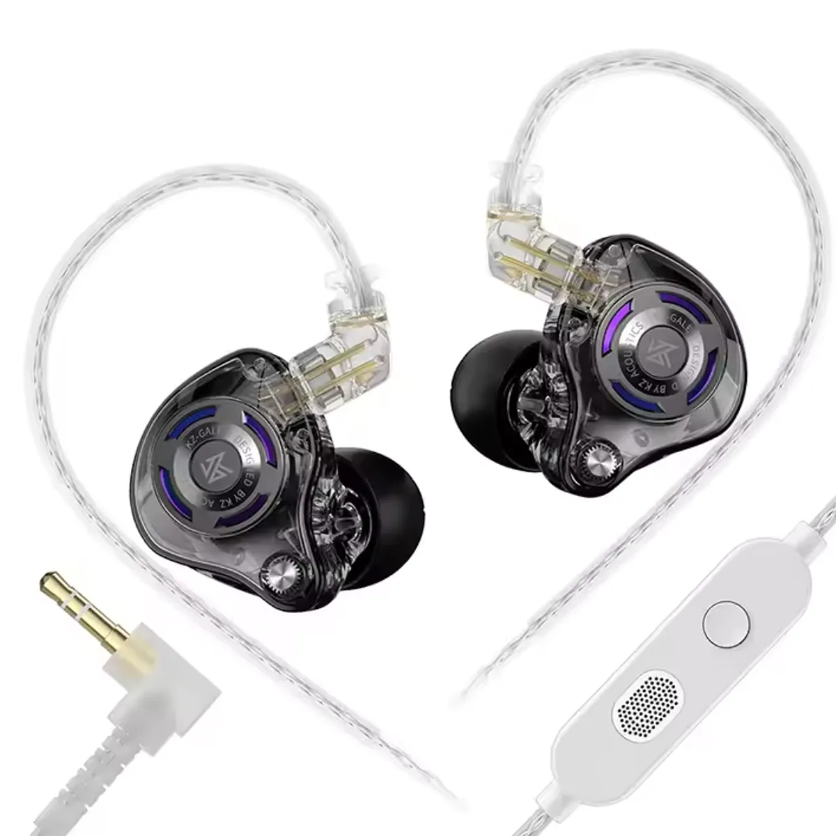 KZ - Audífonos Kz Gale Audífonos Gaming Con Micrófono E-sports 3.5 mm black