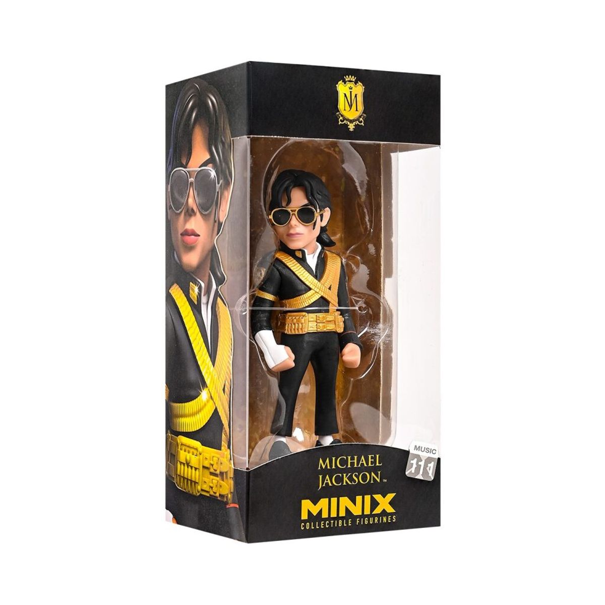 MINIX - Figura Coleccionable Michael Jackson Gold History Minix 12 cm