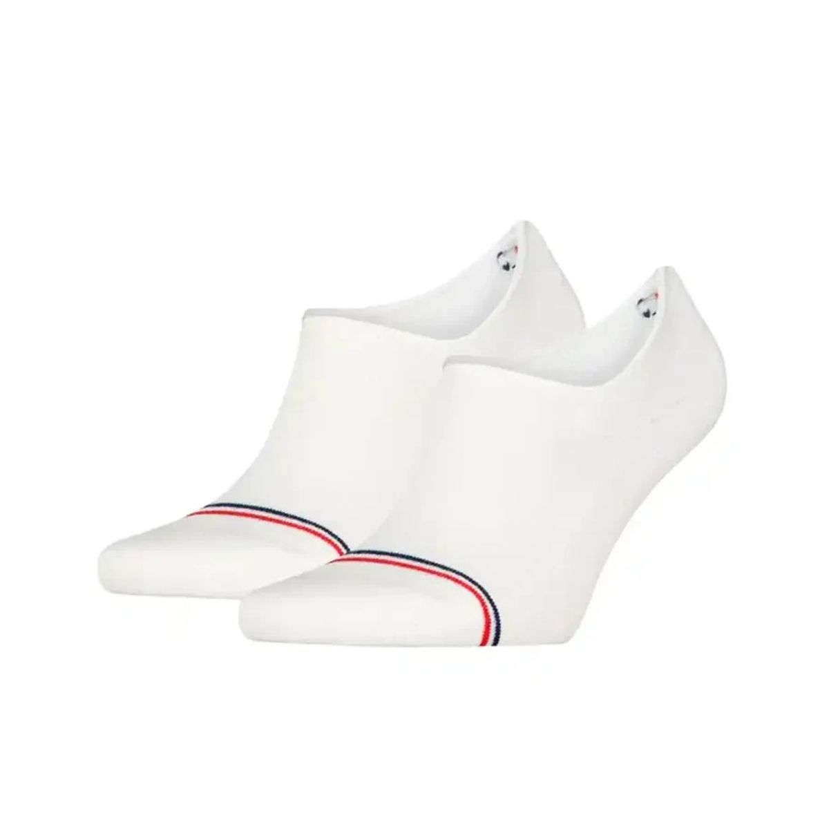 TOMMY HILFIGER - Pack blanco de dos pares de medias tobilleros Tommy Hilfiger