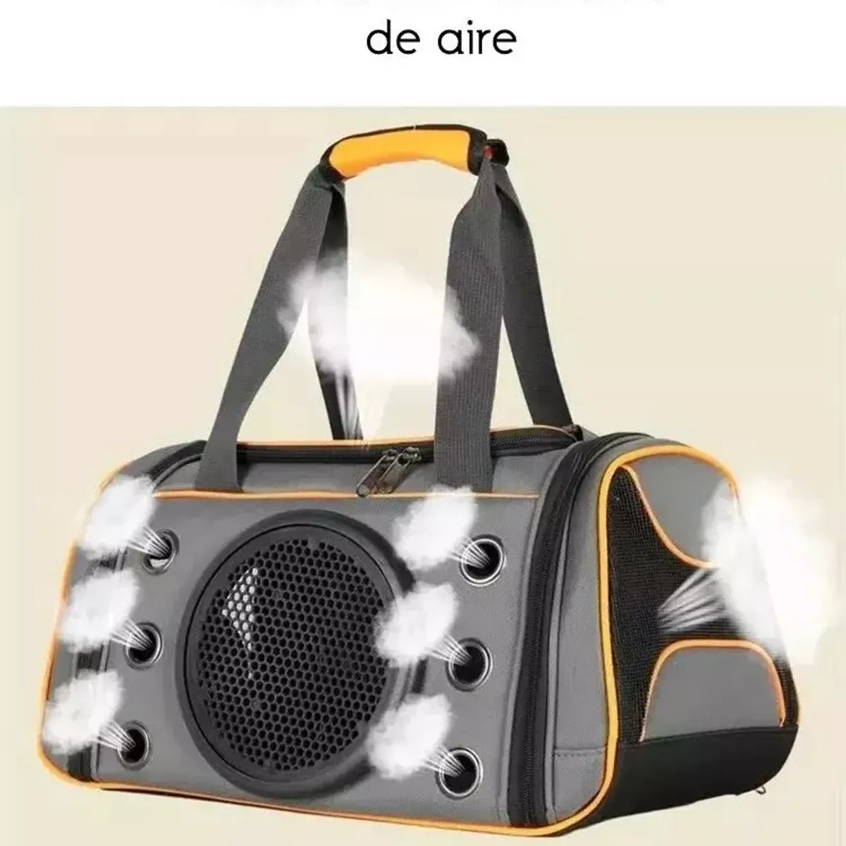 GENERICO - Bolso Cargador Guacal Mascotas Perro Gato Plegable Burbuja