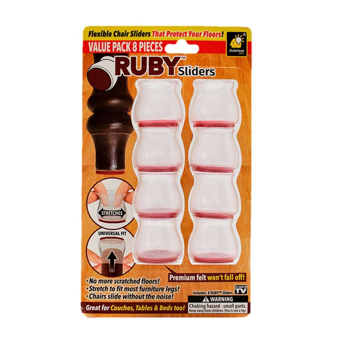 GENERICO - Protectores de Patas de Silla Silicona 8 Piezas