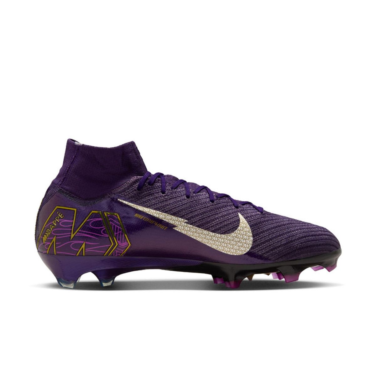 NIKE - Guayos Hombre fútbol Nike Mercurial Superfly 10 Elite "Kylian Mbappé" Morado