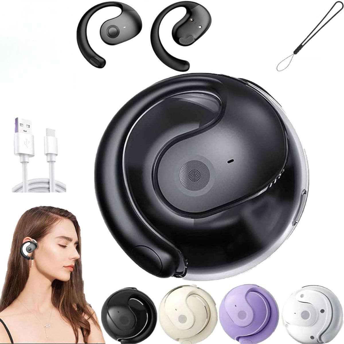 TECNOHOGAR JS - Audifonos Traductores Idiomas Tiempo Real Bluetooth 137 Idiomas