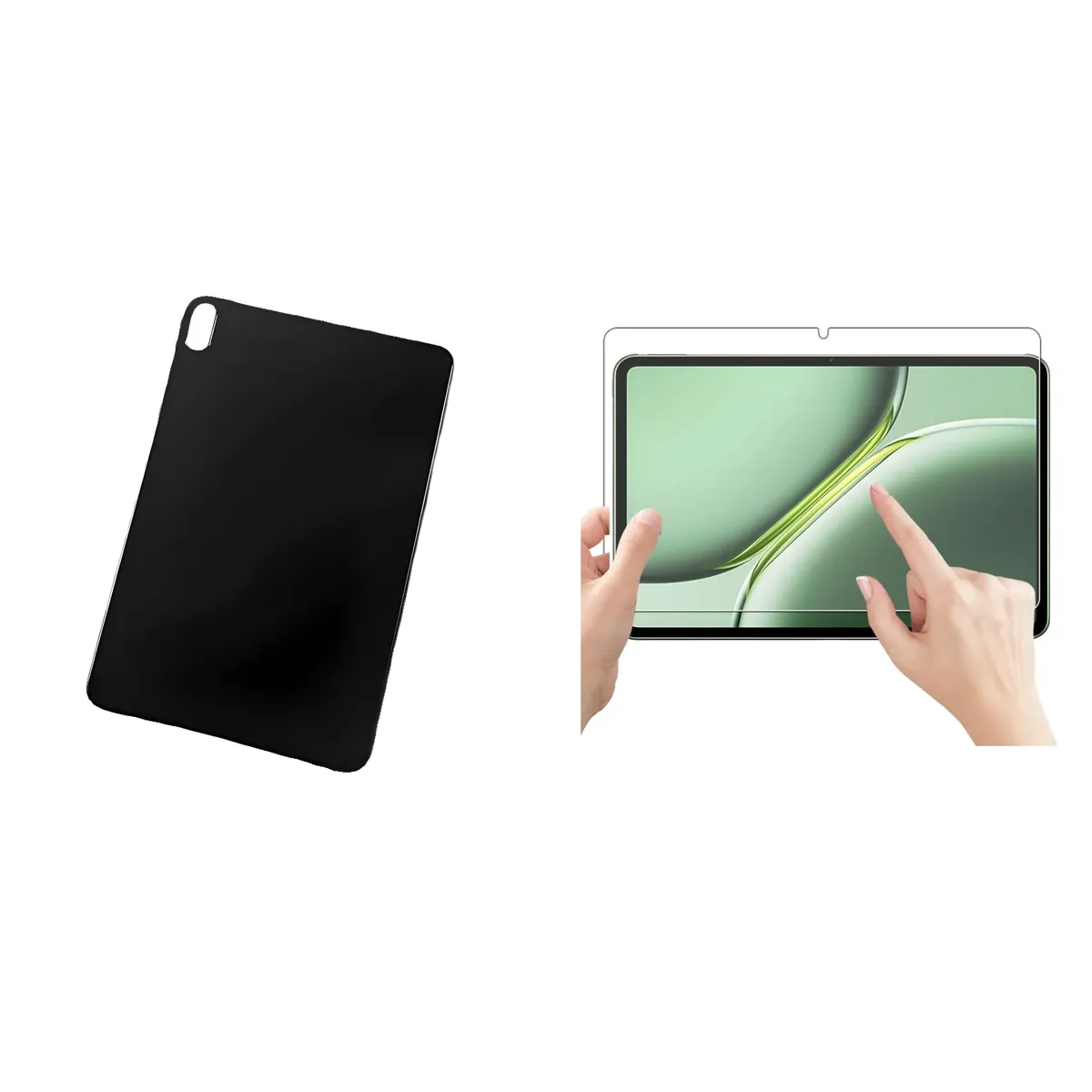 GENERICO - Forro Funda Goma Protector Estuche Para samsung a9 plus + vidrio templado