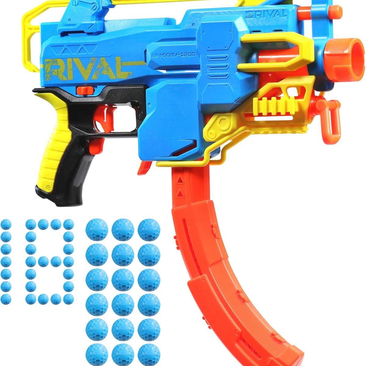 HASBRO - Lanzador Nerf Rival Challenger Mxxiv-1200 Motorizado 18 Round