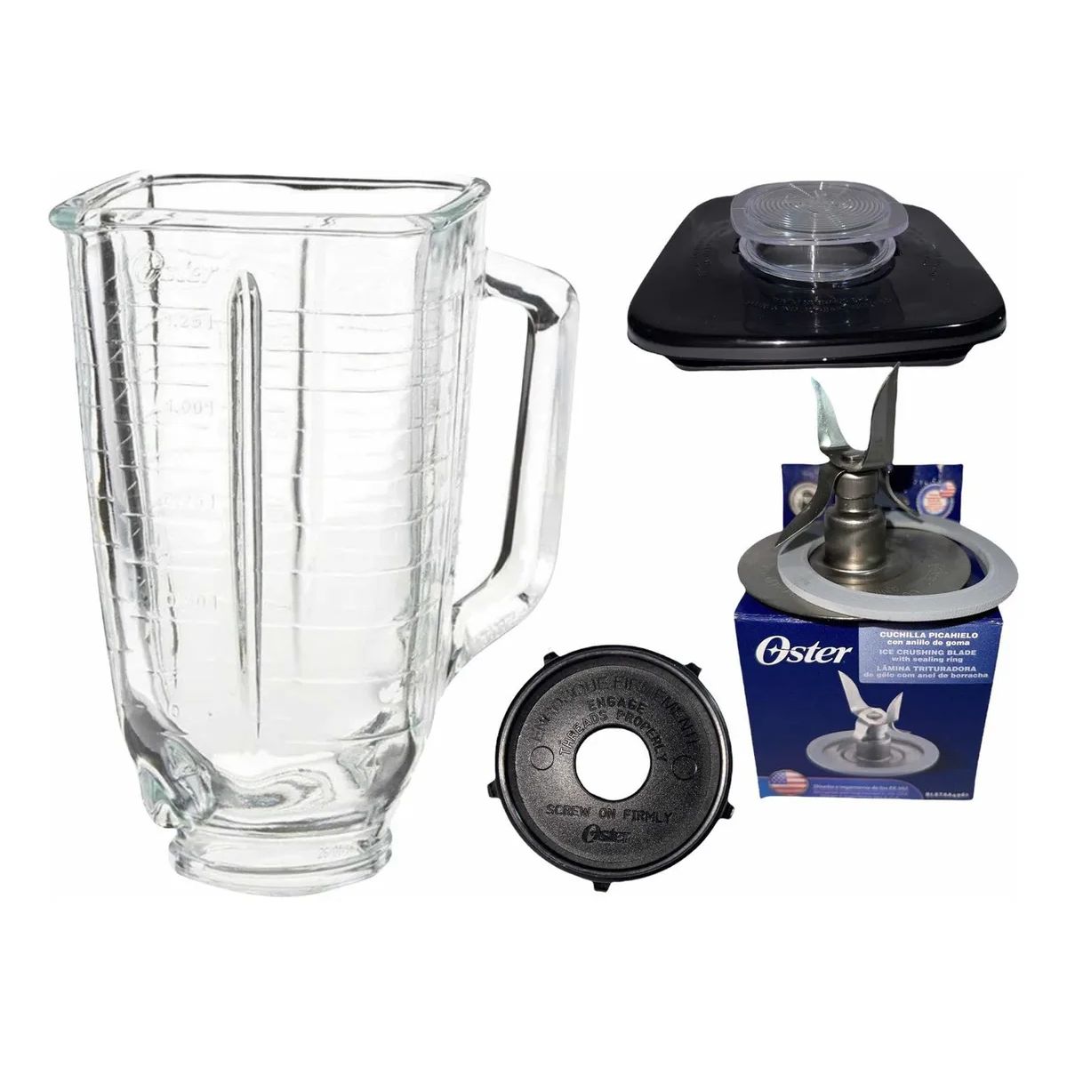 GENERICO - Vaso Para Licuadora Oster Osterizer Vidrio