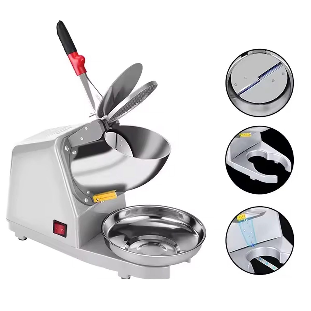 GENERICO - Maquina Pica Hielo Raspados Cholados Triturador De Hielo 110v