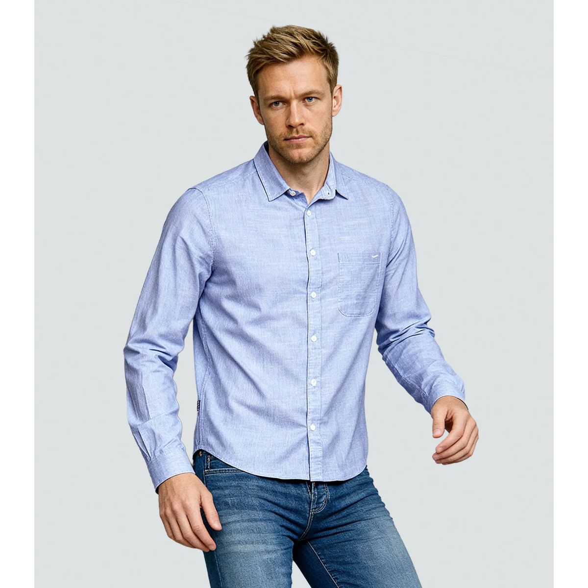 GAS EVOLUTION JEANS - Camisa Para Hombre Gas