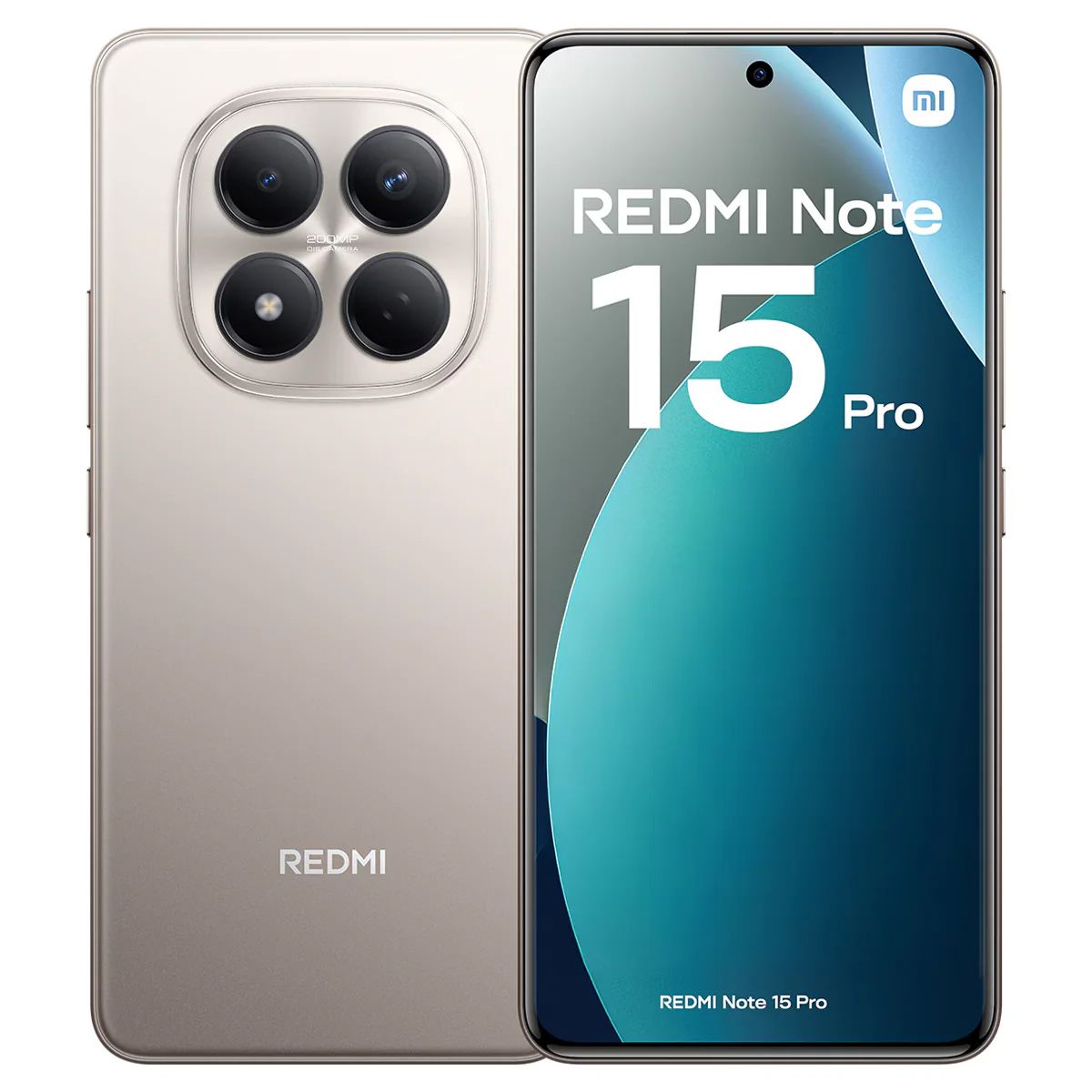 XIAOMI - Celular Xiaomi Redmi Note 15 Pro 4G 256GB 8GB RAM Gris Titanio
