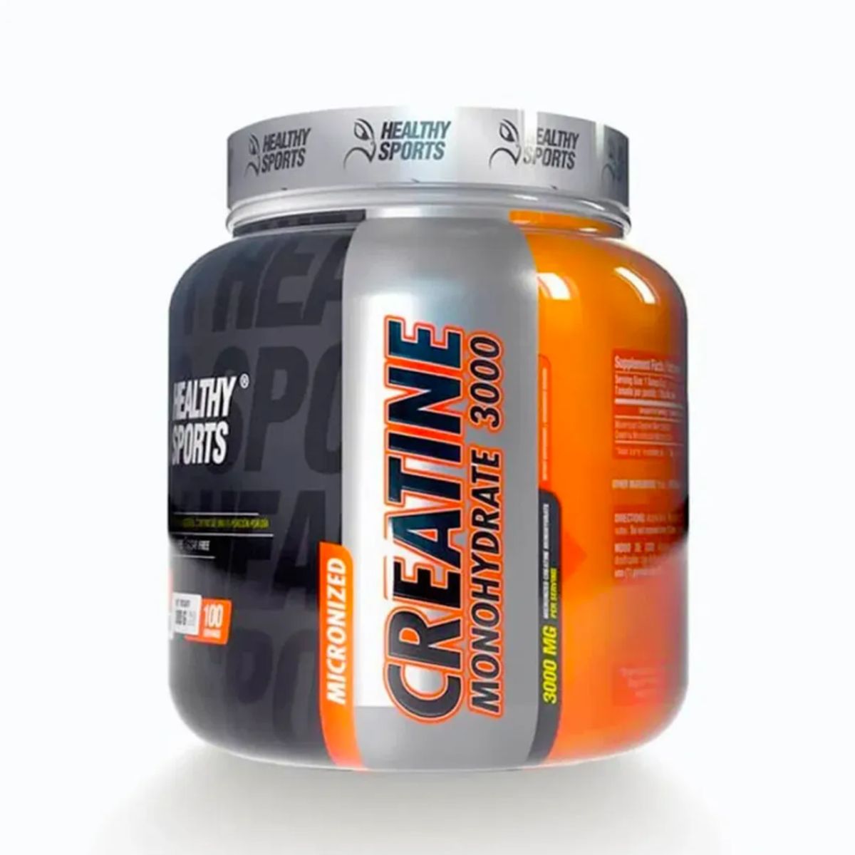HEALTHY SPORTS - Creatina Monohidratada 3000 100 Servicios Healthy Sports