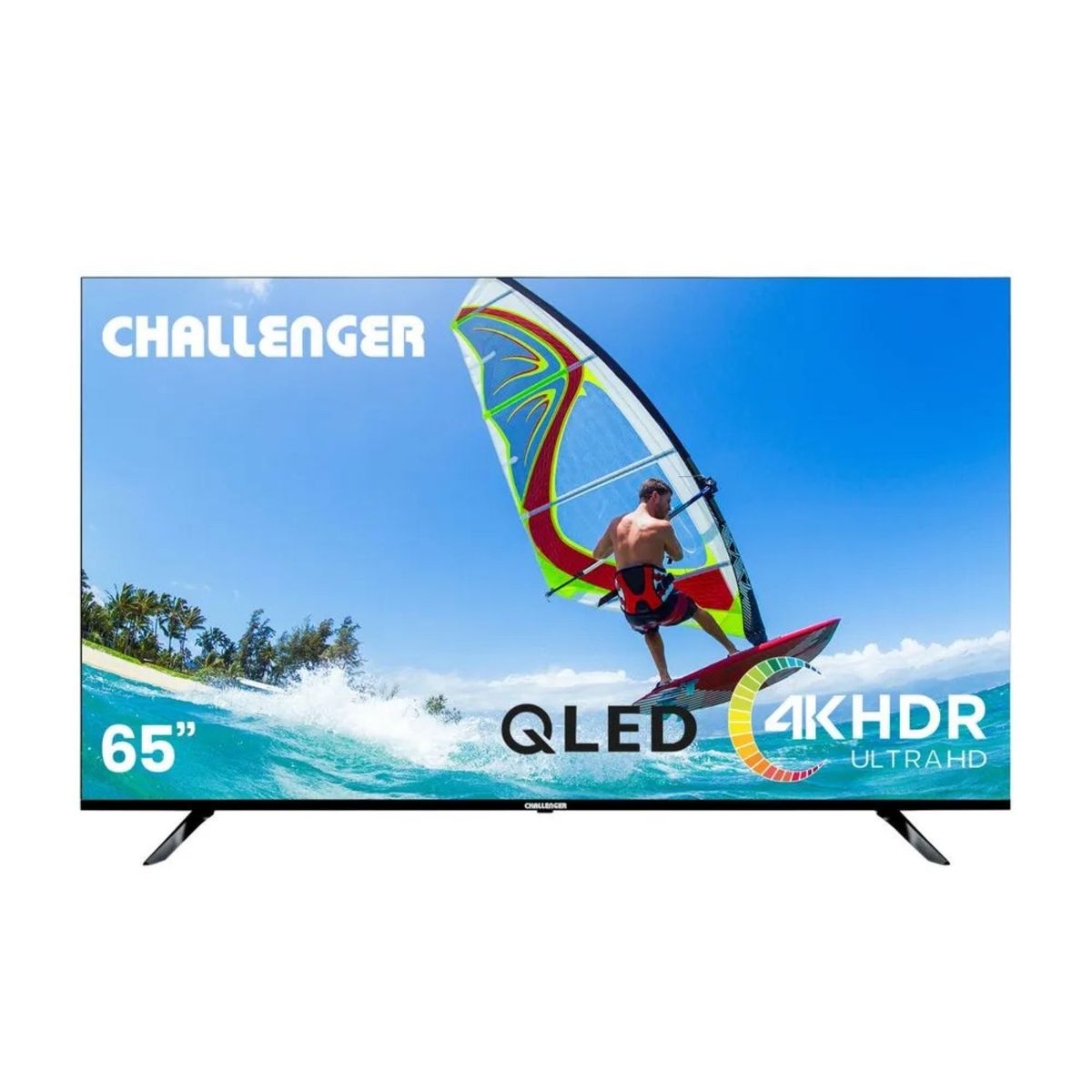 CHALLENGER - Televisor CHALLENGER 65 QLED Smart TV 65KG290 Google TV