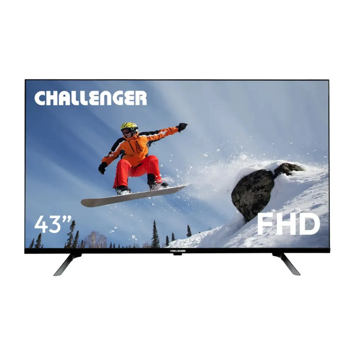 CHALLENGER - Televisor CHALLENGER 43 FHD Smart TV LED 43KG90 Google TV