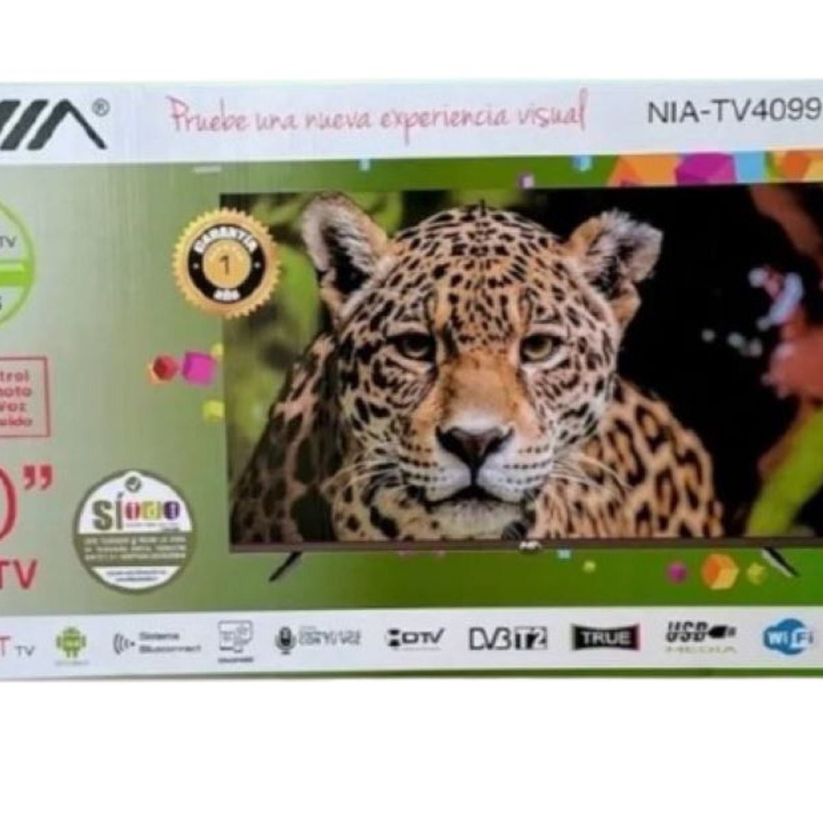 NIA - Televisor 40 Pulgadas Con Tdt Smart Tv NIA