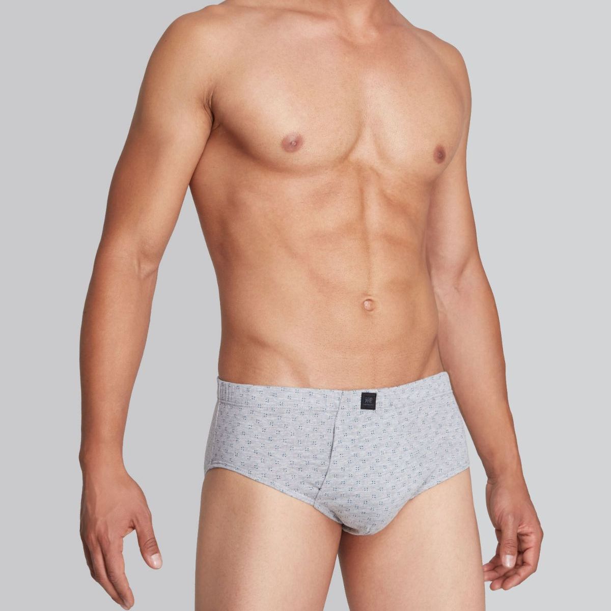 PATPRIMO - Pack X 3 Pantaloncillos Clásicos En Algodón  X3 Para Hombre Gris Patprimo