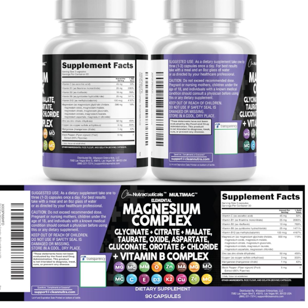 GENERICO - MAGNESIUM COMPLEX  SUPLEMENTO DIETARIO PLUS