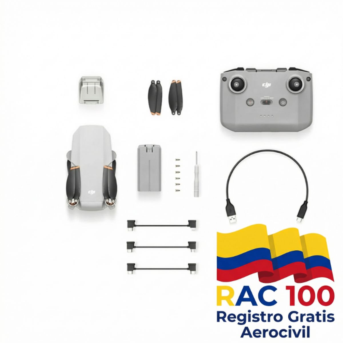 DJI - DRONE DJI MINI 4K (SENCILLO) 1 BATERIA