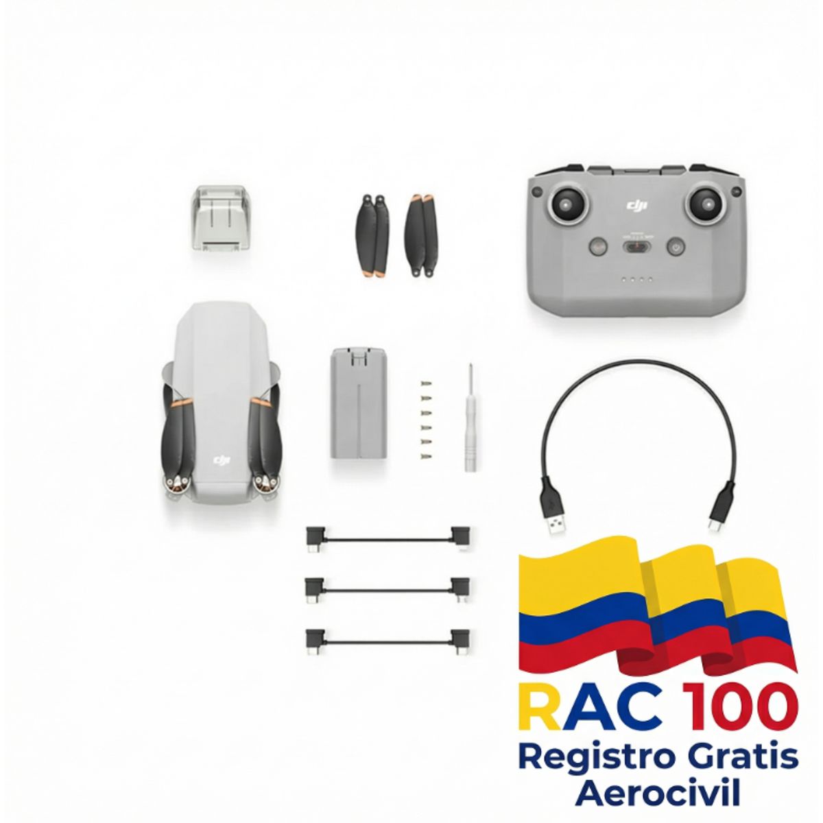 DJI - DRONE DJI MINI 4K (SENCILLO) 1 BATERIA