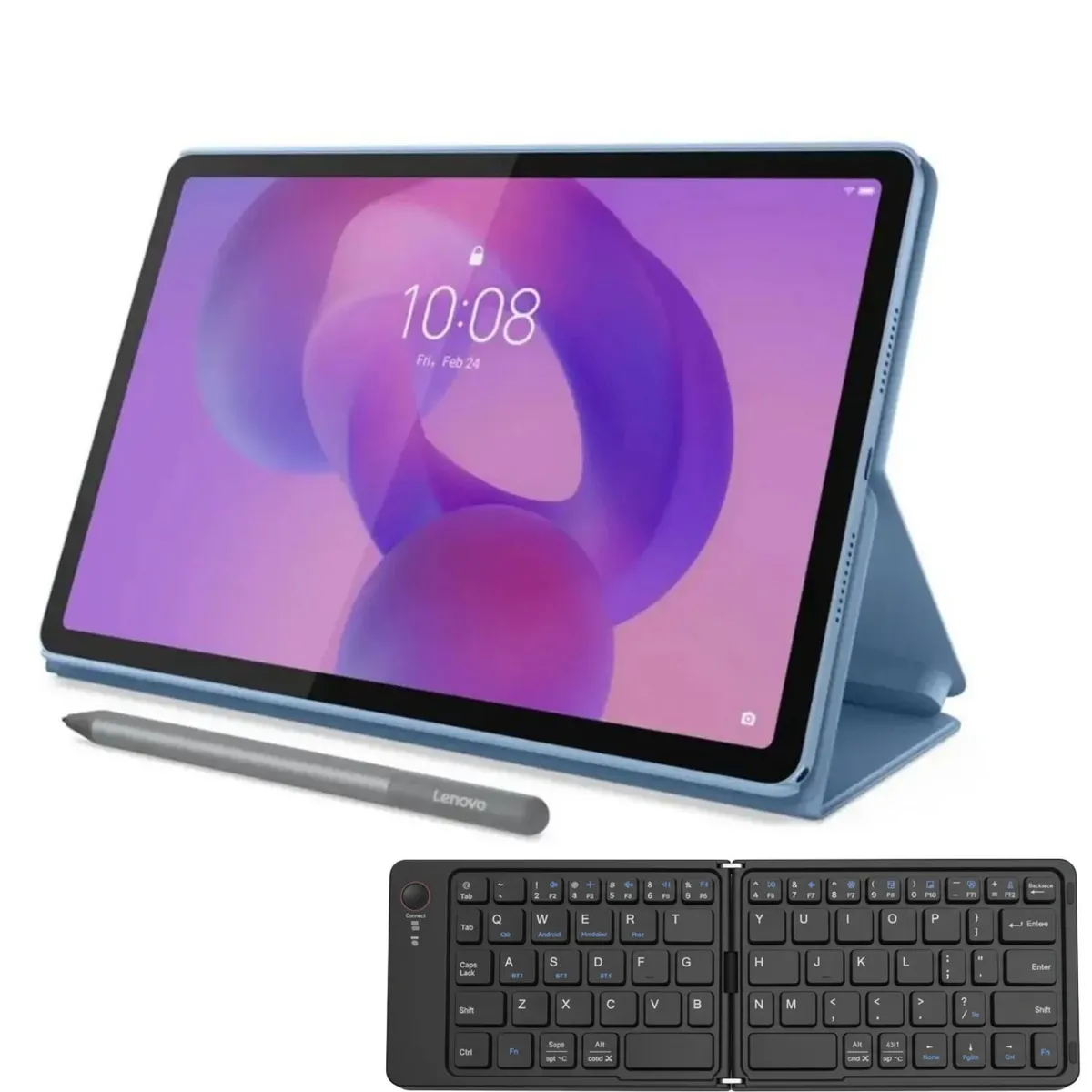 LENOVO - Tablet Lenovo Idea Tab TB336FU 8GB 128GB WiFi Blue 11 + Lapiz Lenovo + Teclado Jaltech