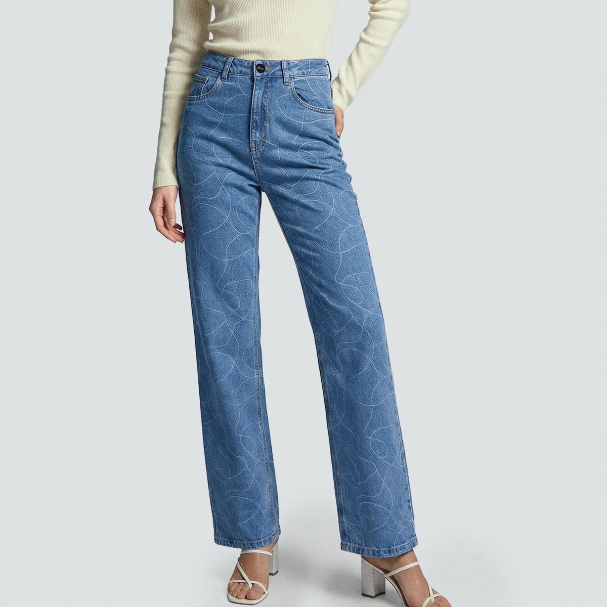 DEREK - Jean Para Mujer Straight Derek Lovely