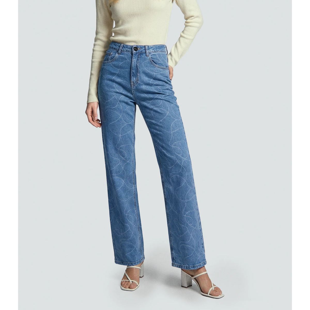 DEREK - Jean Para Mujer Straight Derek Lovely