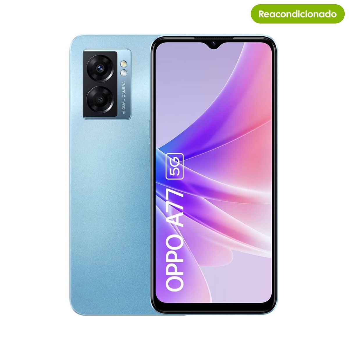 OPPO - Celular Oppo A77 128GB Azul Reacondicionado