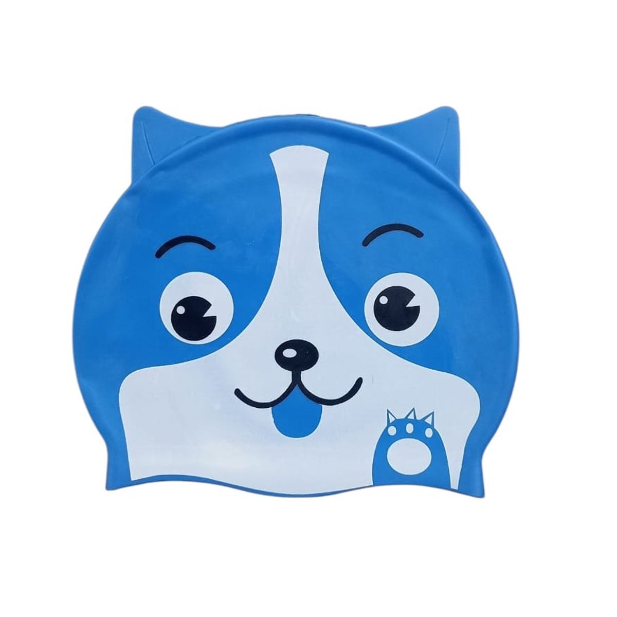 GENERICO - Gorro Natación Silicona Para Niño  Niña - Dog Blue