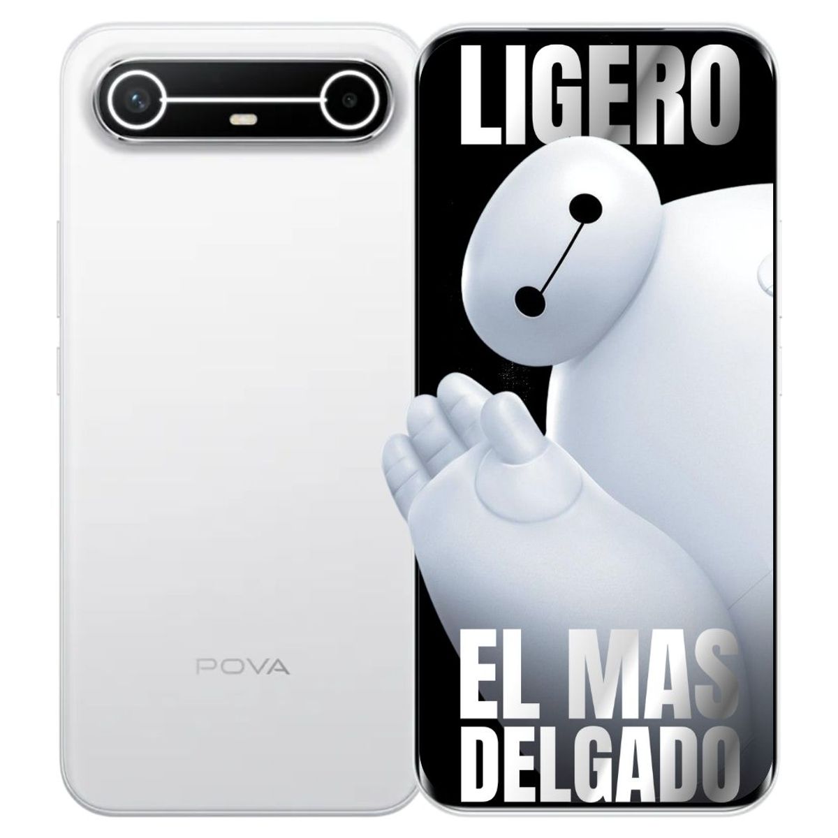 TECNO MOBILE - Celular Tecno POVA Slim 5G 256GB8GB - Blanco