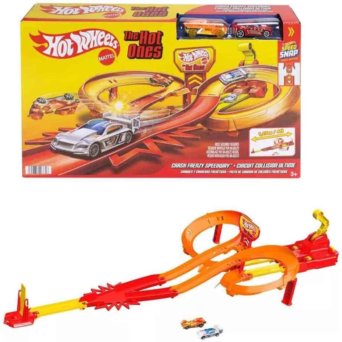 HOT WHEELS - Pista Para Vehículos Hotwheels Action Hot Ones Freeway