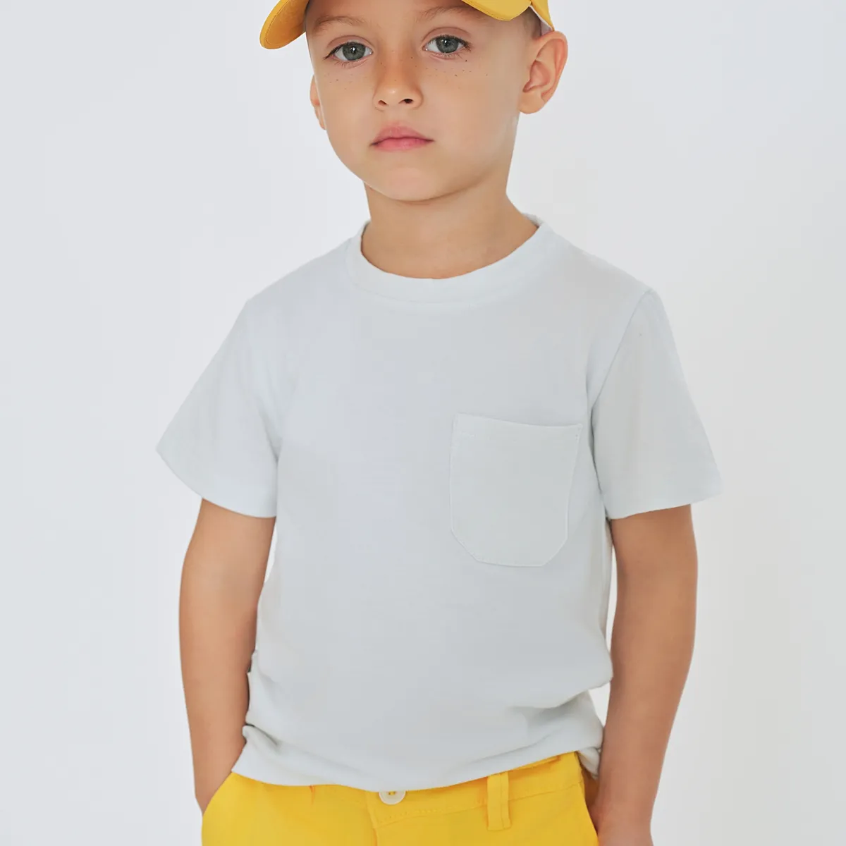 GENERICO - CAMISETA BASICA BLANCO - NIÑO