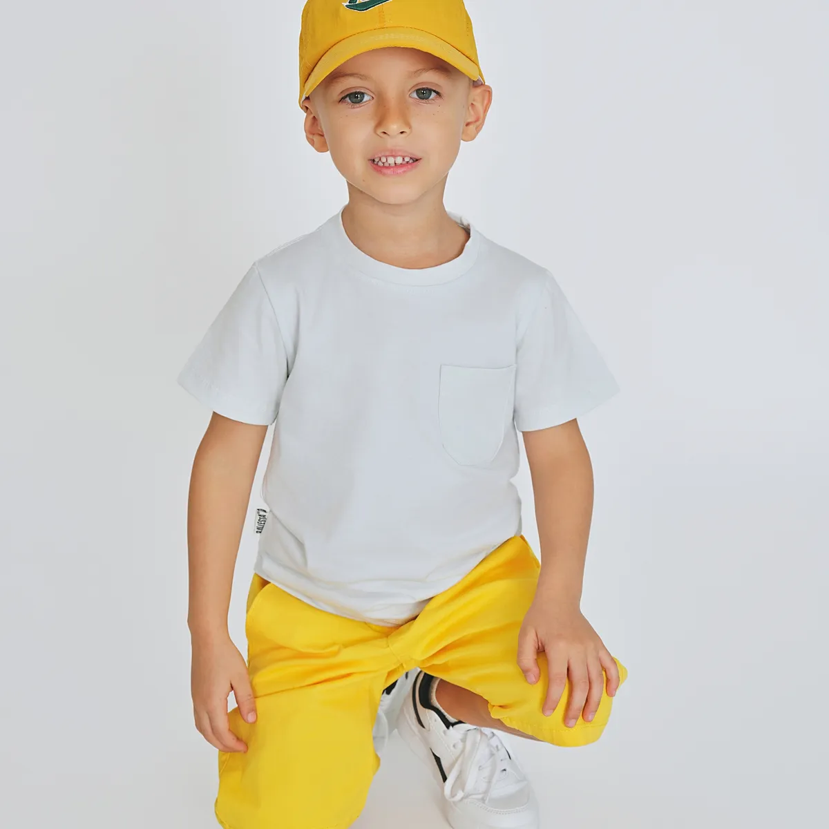 GENERICO - CAMISETA BASICA BLANCO - NIÑO