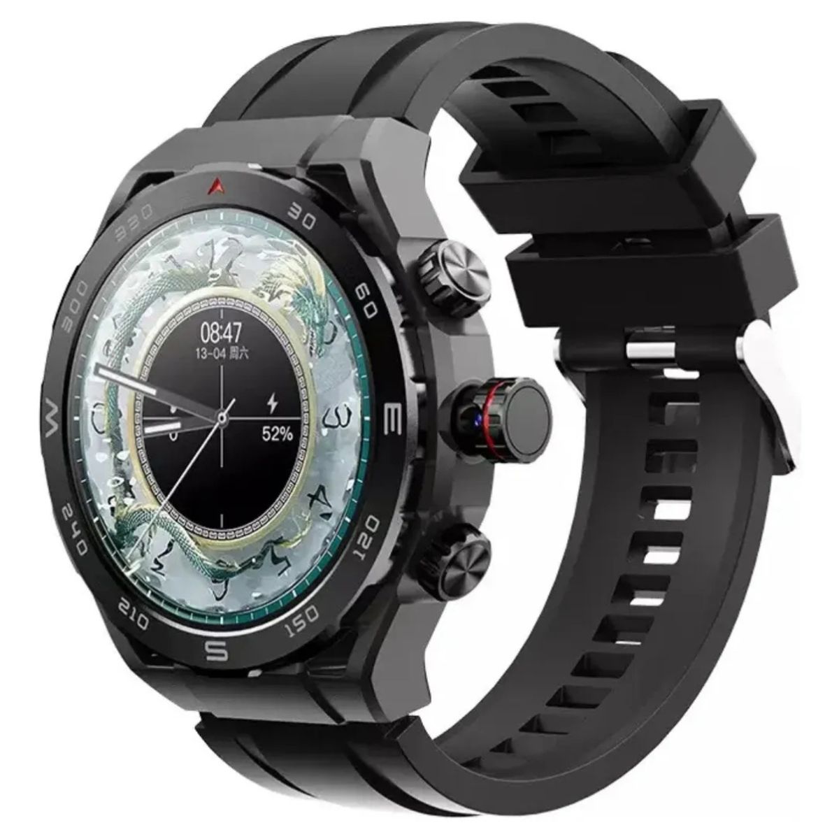 GENERICO - Smartwatch Howear Hw18 Call 2 Chip Camera Amoled 4/64gb Negro Liso