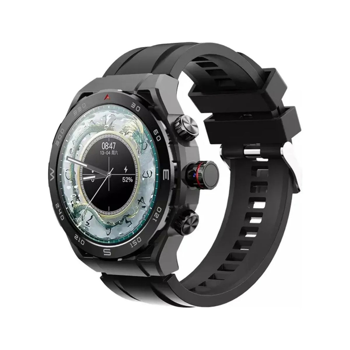 GENERICO - Smartwatch Howear Hw18 Call 2 Chip Camera Amoled 4/64gb Negro Liso