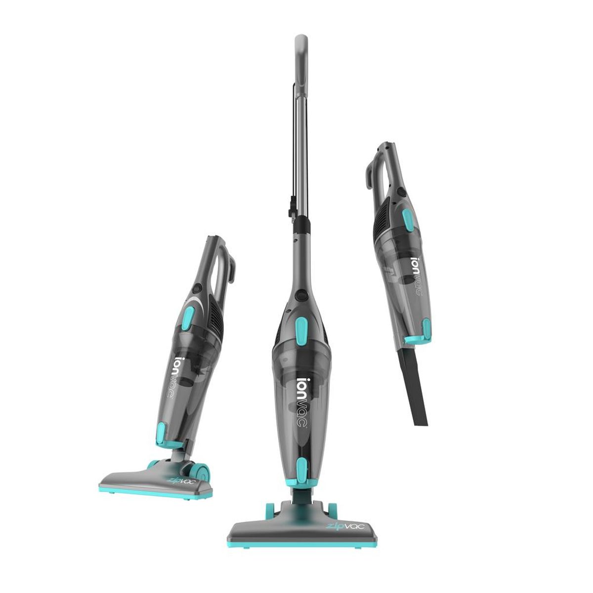 IONIK - Aspiradora Zip Vac Vertical 3 en 1
