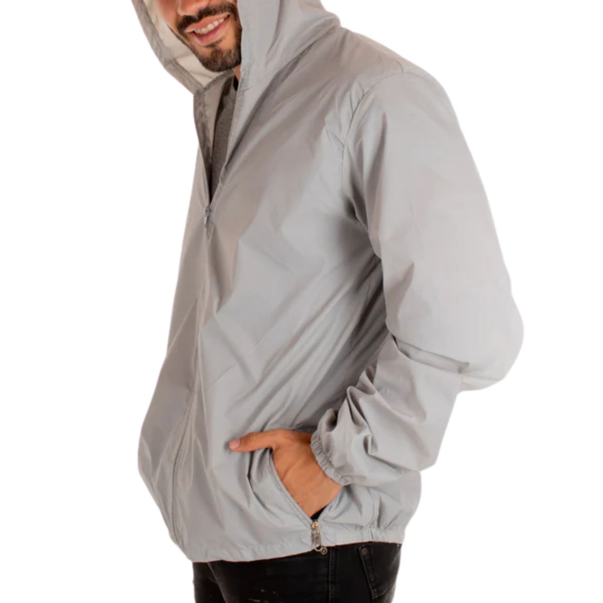 SPORT - Chaqueta Rompevientos Nylon Antifluido Hombre